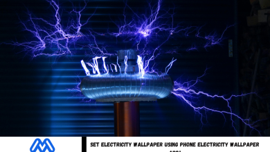 Set Electricity Wallpaper Using Phone Electricity Wallpaper App!