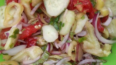 bowl of vegetables grains and olive oil